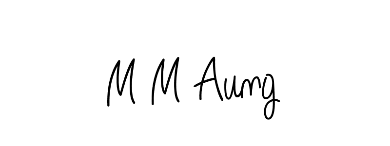 Once you've used our free online signature maker to create your best signature Angelique-Rose-font-FFP style, it's time to enjoy all of the benefits that M M Aung name signing documents. M M Aung signature style 5 images and pictures png