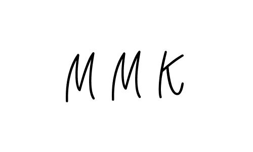 Best and Professional Signature Style for M M K. Angelique-Rose-font-FFP Best Signature Style Collection. M M K signature style 5 images and pictures png