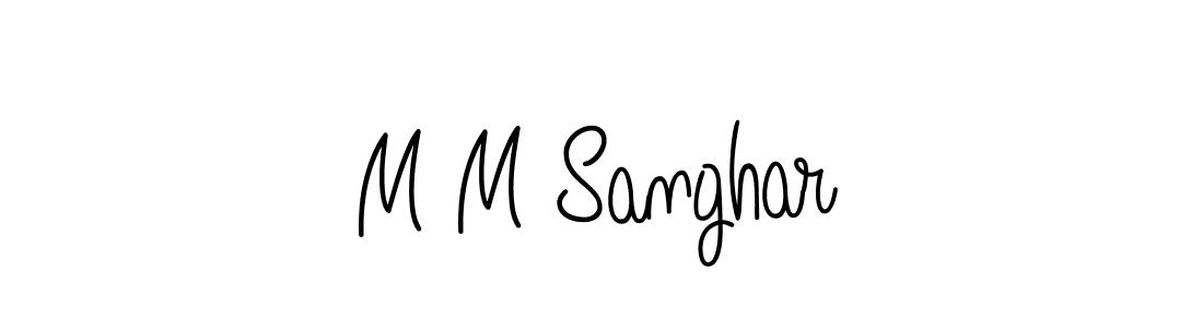 This is the best signature style for the M M Sanghar name. Also you like these signature font (Angelique-Rose-font-FFP). Mix name signature. M M Sanghar signature style 5 images and pictures png