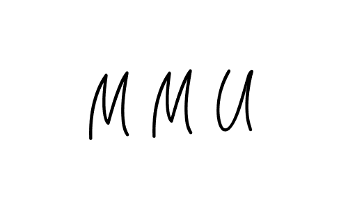 Similarly Angelique-Rose-font-FFP is the best handwritten signature design. Signature creator online .You can use it as an online autograph creator for name M M U. M M U signature style 5 images and pictures png