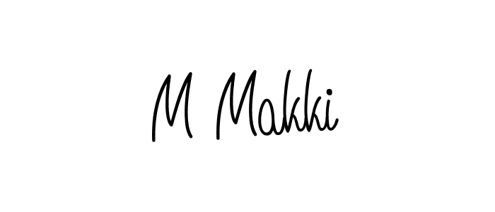 You can use this online signature creator to create a handwritten signature for the name M Makki. This is the best online autograph maker. M Makki signature style 5 images and pictures png