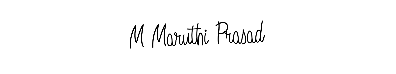 M Maruthi Prasad stylish signature style. Best Handwritten Sign (Angelique-Rose-font-FFP) for my name. Handwritten Signature Collection Ideas for my name M Maruthi Prasad. M Maruthi Prasad signature style 5 images and pictures png