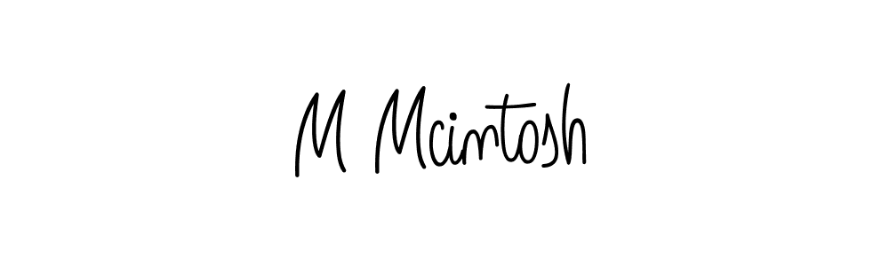 Create a beautiful signature design for name M Mcintosh. With this signature (Angelique-Rose-font-FFP) fonts, you can make a handwritten signature for free. M Mcintosh signature style 5 images and pictures png