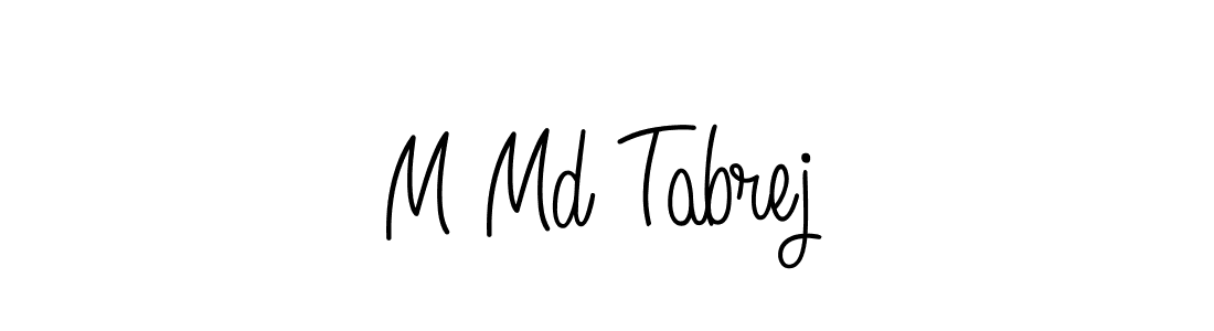 Check out images of Autograph of M Md Tabrej name. Actor M Md Tabrej Signature Style. Angelique-Rose-font-FFP is a professional sign style online. M Md Tabrej signature style 5 images and pictures png