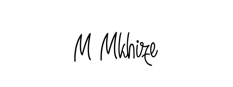 if you are searching for the best signature style for your name M Mkhize. so please give up your signature search. here we have designed multiple signature styles  using Angelique-Rose-font-FFP. M Mkhize signature style 5 images and pictures png
