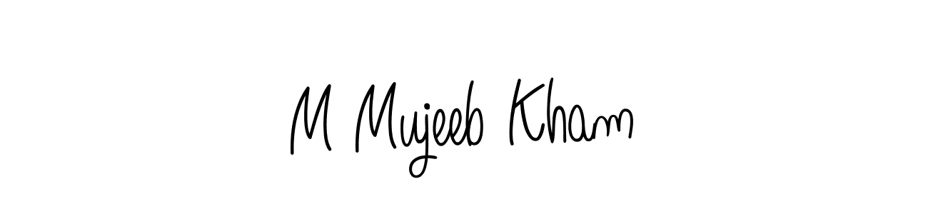 Once you've used our free online signature maker to create your best signature Angelique-Rose-font-FFP style, it's time to enjoy all of the benefits that M Mujeeb Kham name signing documents. M Mujeeb Kham signature style 5 images and pictures png