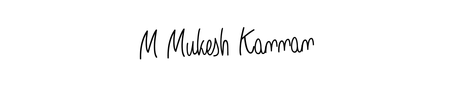 It looks lik you need a new signature style for name M Mukesh Kannan. Design unique handwritten (Angelique-Rose-font-FFP) signature with our free signature maker in just a few clicks. M Mukesh Kannan signature style 5 images and pictures png
