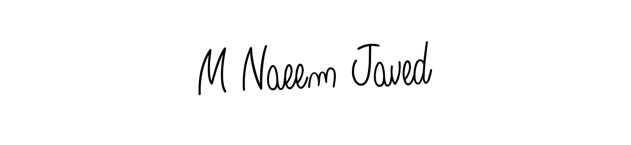 if you are searching for the best signature style for your name M Naeem Javed. so please give up your signature search. here we have designed multiple signature styles  using Angelique-Rose-font-FFP. M Naeem Javed signature style 5 images and pictures png