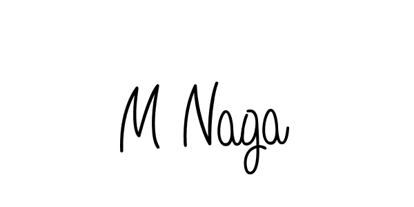 How to make M Naga signature? Angelique-Rose-font-FFP is a professional autograph style. Create handwritten signature for M Naga name. M Naga signature style 5 images and pictures png