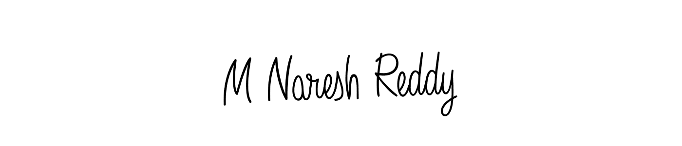 Angelique-Rose-font-FFP is a professional signature style that is perfect for those who want to add a touch of class to their signature. It is also a great choice for those who want to make their signature more unique. Get M Naresh Reddy name to fancy signature for free. M Naresh Reddy signature style 5 images and pictures png