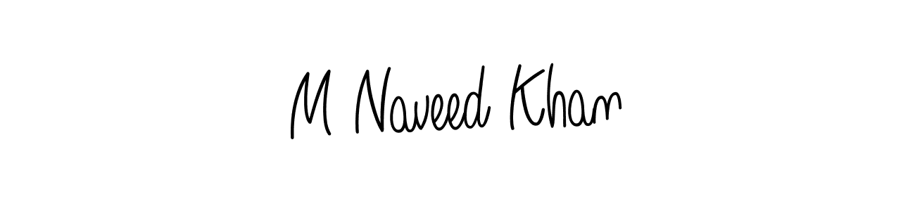 How to make M Naveed Khan signature? Angelique-Rose-font-FFP is a professional autograph style. Create handwritten signature for M Naveed Khan name. M Naveed Khan signature style 5 images and pictures png