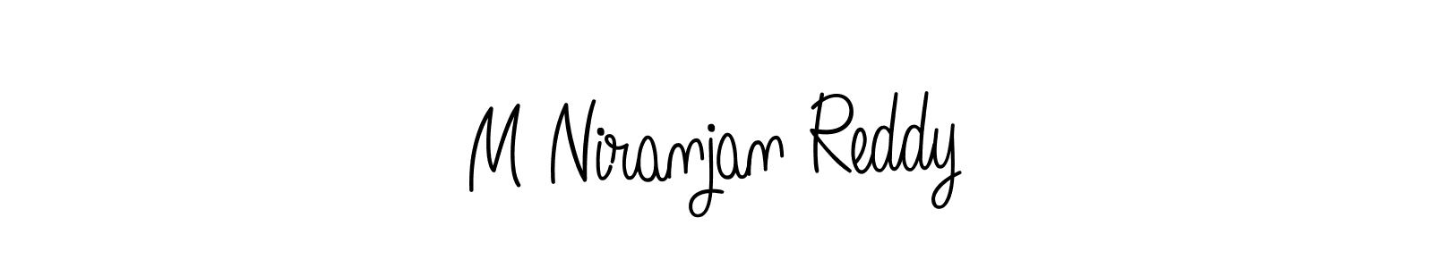 Make a beautiful signature design for name M Niranjan Reddy. Use this online signature maker to create a handwritten signature for free. M Niranjan Reddy signature style 5 images and pictures png