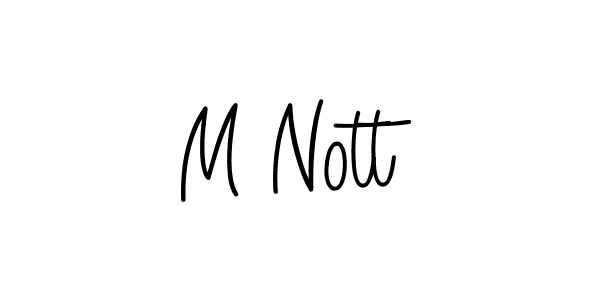 Here are the top 10 professional signature styles for the name M Nott. These are the best autograph styles you can use for your name. M Nott signature style 5 images and pictures png