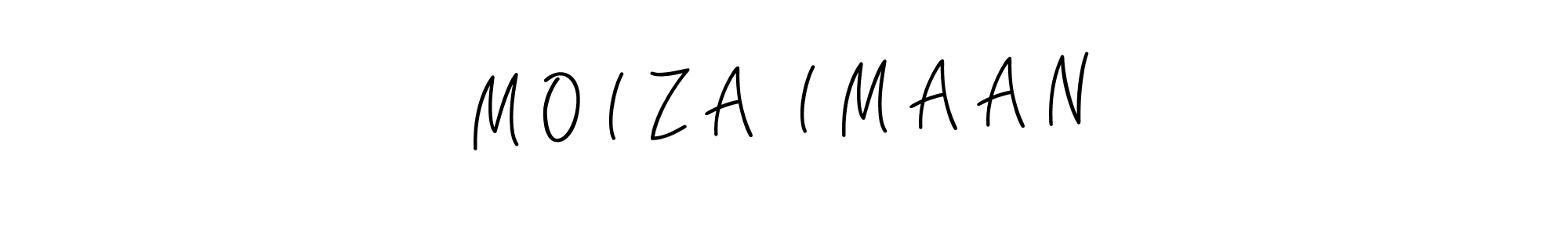 It looks lik you need a new signature style for name M O I Z A  I M A A N. Design unique handwritten (Angelique-Rose-font-FFP) signature with our free signature maker in just a few clicks. M O I Z A  I M A A N signature style 5 images and pictures png