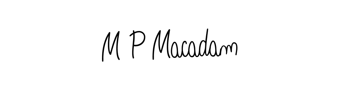 if you are searching for the best signature style for your name M P Macadam. so please give up your signature search. here we have designed multiple signature styles  using Angelique-Rose-font-FFP. M P Macadam signature style 5 images and pictures png