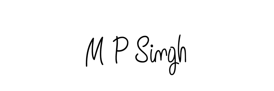 Create a beautiful signature design for name M P Singh. With this signature (Angelique-Rose-font-FFP) fonts, you can make a handwritten signature for free. M P Singh signature style 5 images and pictures png