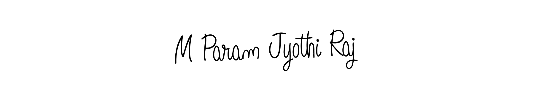 How to Draw M Param Jyothi Raj signature style? Angelique-Rose-font-FFP is a latest design signature styles for name M Param Jyothi Raj. M Param Jyothi Raj signature style 5 images and pictures png