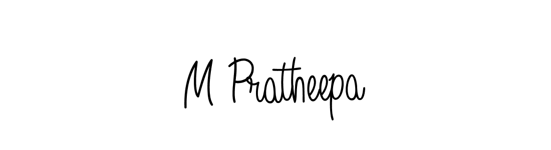 Make a beautiful signature design for name M Pratheepa. Use this online signature maker to create a handwritten signature for free. M Pratheepa signature style 5 images and pictures png