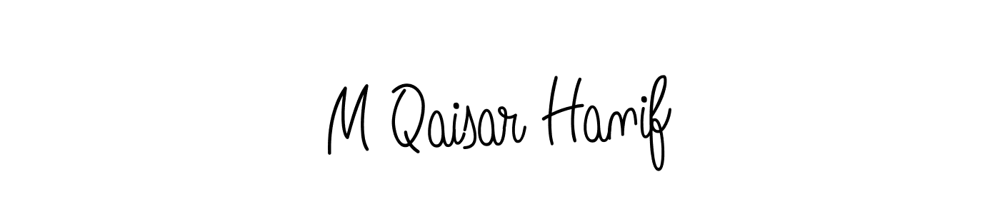 This is the best signature style for the M Qaisar Hanif name. Also you like these signature font (Angelique-Rose-font-FFP). Mix name signature. M Qaisar Hanif signature style 5 images and pictures png