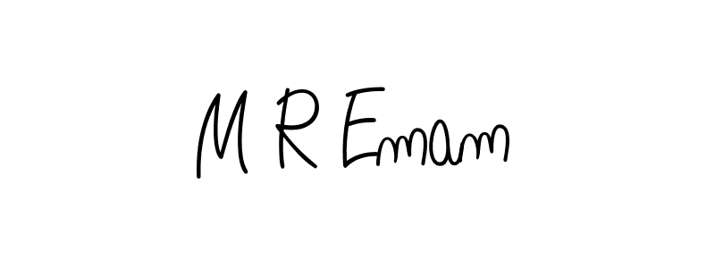 Angelique-Rose-font-FFP is a professional signature style that is perfect for those who want to add a touch of class to their signature. It is also a great choice for those who want to make their signature more unique. Get M R Emam name to fancy signature for free. M R Emam signature style 5 images and pictures png