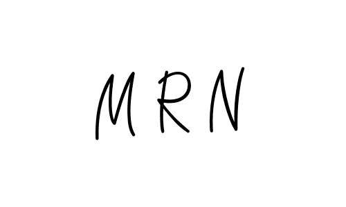 You should practise on your own different ways (Angelique-Rose-font-FFP) to write your name (M R N) in signature. don't let someone else do it for you. M R N signature style 5 images and pictures png