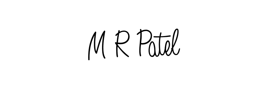 How to Draw M R Patel signature style? Angelique-Rose-font-FFP is a latest design signature styles for name M R Patel. M R Patel signature style 5 images and pictures png