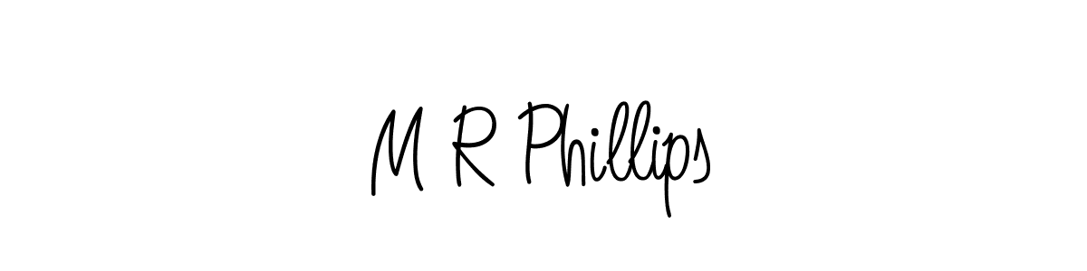 How to Draw M R Phillips signature style? Angelique-Rose-font-FFP is a latest design signature styles for name M R Phillips. M R Phillips signature style 5 images and pictures png