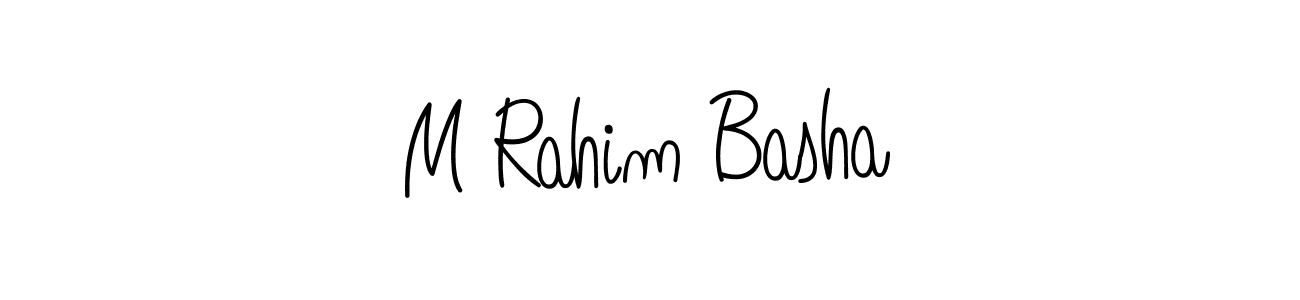 You can use this online signature creator to create a handwritten signature for the name M Rahim Basha. This is the best online autograph maker. M Rahim Basha signature style 5 images and pictures png