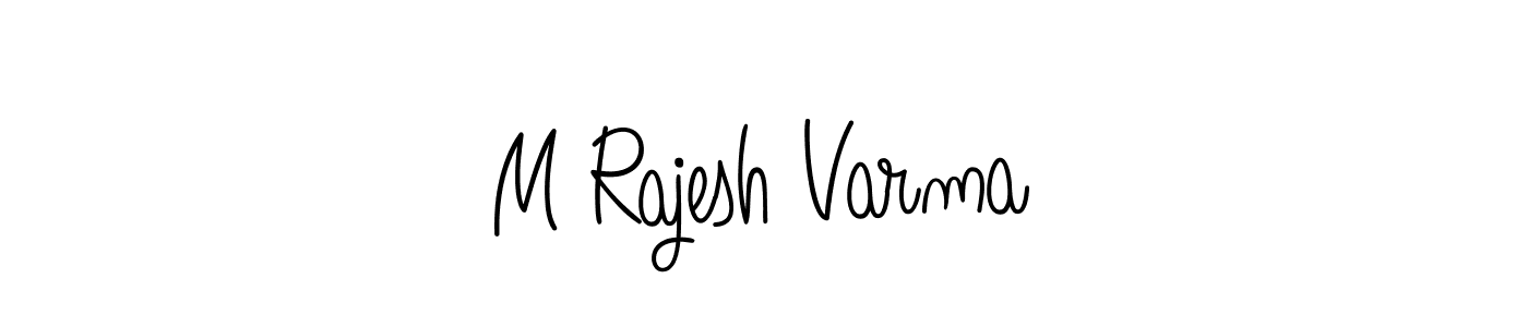 You can use this online signature creator to create a handwritten signature for the name M Rajesh Varma. This is the best online autograph maker. M Rajesh Varma signature style 5 images and pictures png