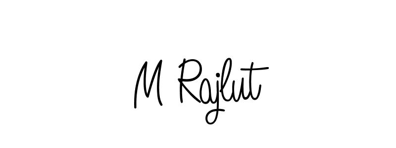 Angelique-Rose-font-FFP is a professional signature style that is perfect for those who want to add a touch of class to their signature. It is also a great choice for those who want to make their signature more unique. Get M Rajlut name to fancy signature for free. M Rajlut signature style 5 images and pictures png