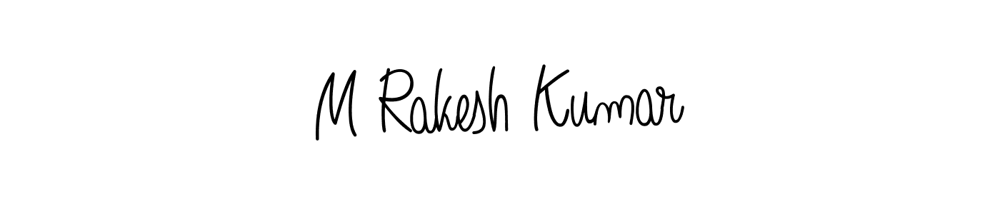 Best and Professional Signature Style for M Rakesh Kumar. Angelique-Rose-font-FFP Best Signature Style Collection. M Rakesh Kumar signature style 5 images and pictures png