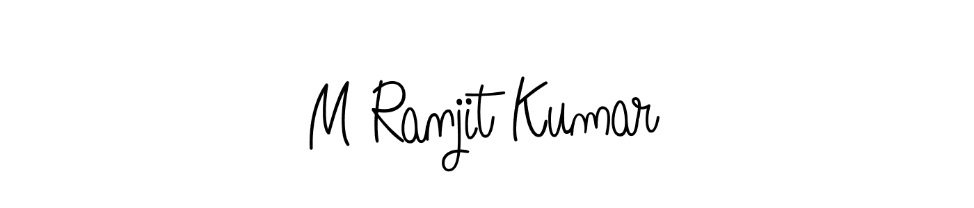 Similarly Angelique-Rose-font-FFP is the best handwritten signature design. Signature creator online .You can use it as an online autograph creator for name M Ranjit Kumar. M Ranjit Kumar signature style 5 images and pictures png