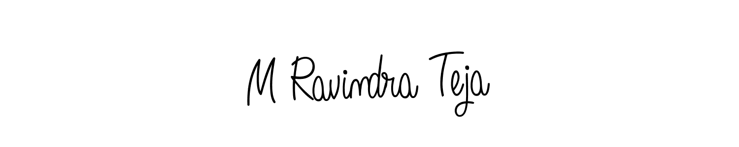 This is the best signature style for the M Ravindra Teja name. Also you like these signature font (Angelique-Rose-font-FFP). Mix name signature. M Ravindra Teja signature style 5 images and pictures png