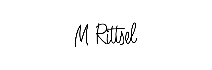 Once you've used our free online signature maker to create your best signature Angelique-Rose-font-FFP style, it's time to enjoy all of the benefits that M Rittsel name signing documents. M Rittsel signature style 5 images and pictures png