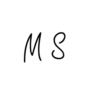 Make a beautiful signature design for name M S. With this signature (Angelique-Rose-font-FFP) style, you can create a handwritten signature for free. M S signature style 5 images and pictures png