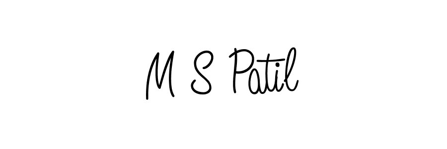 You can use this online signature creator to create a handwritten signature for the name M S Patil. This is the best online autograph maker. M S Patil signature style 5 images and pictures png