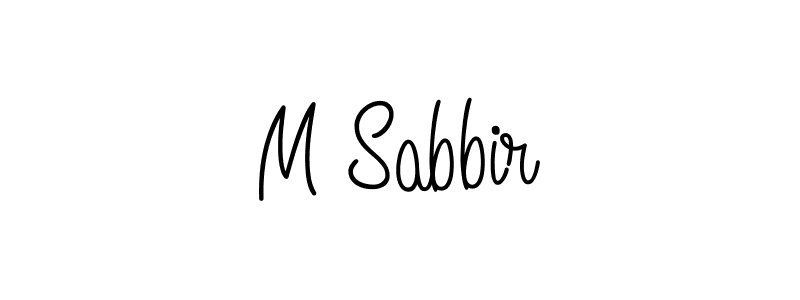 Angelique-Rose-font-FFP is a professional signature style that is perfect for those who want to add a touch of class to their signature. It is also a great choice for those who want to make their signature more unique. Get M Sabbir name to fancy signature for free. M Sabbir signature style 5 images and pictures png