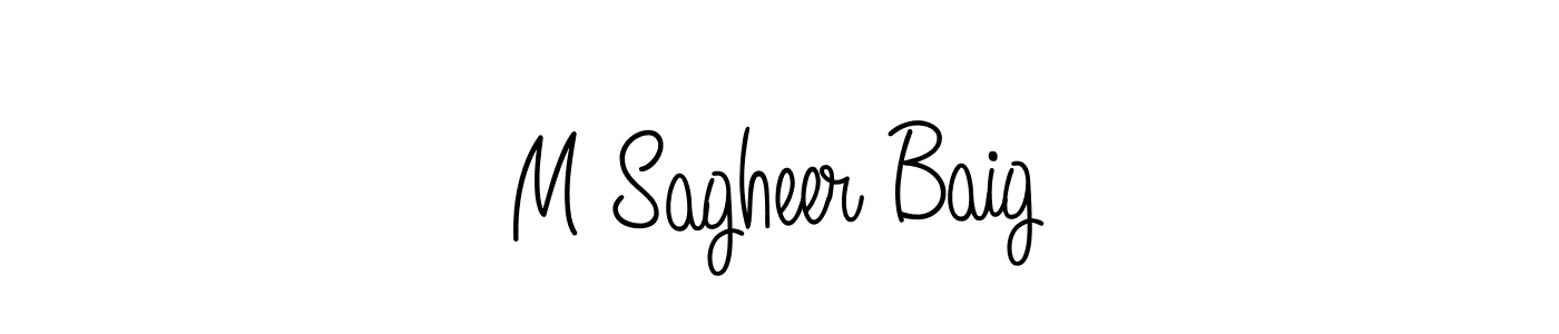 Best and Professional Signature Style for M Sagheer Baig. Angelique-Rose-font-FFP Best Signature Style Collection. M Sagheer Baig signature style 5 images and pictures png