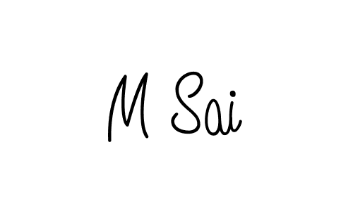Angelique-Rose-font-FFP is a professional signature style that is perfect for those who want to add a touch of class to their signature. It is also a great choice for those who want to make their signature more unique. Get M Sai name to fancy signature for free. M Sai signature style 5 images and pictures png