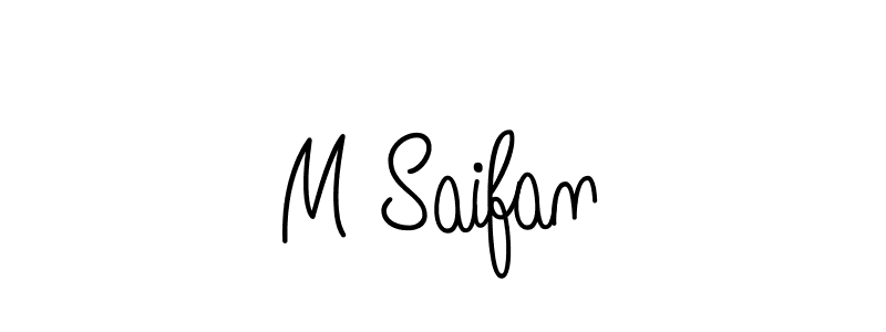 Make a beautiful signature design for name M Saifan. Use this online signature maker to create a handwritten signature for free. M Saifan signature style 5 images and pictures png