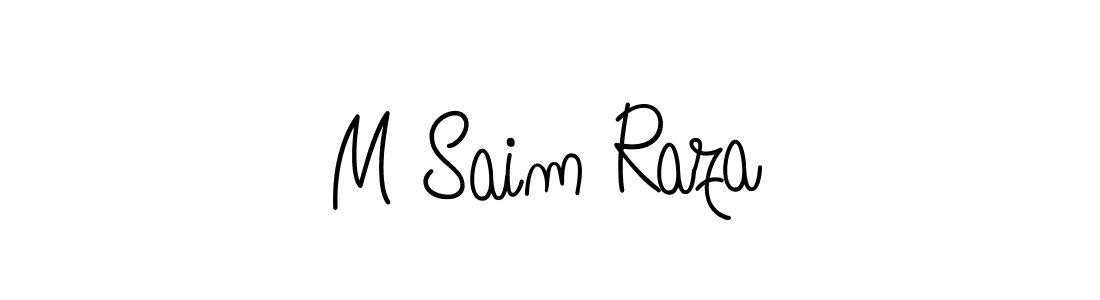 Make a beautiful signature design for name M Saim Raza. Use this online signature maker to create a handwritten signature for free. M Saim Raza signature style 5 images and pictures png