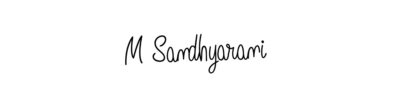 Similarly Angelique-Rose-font-FFP is the best handwritten signature design. Signature creator online .You can use it as an online autograph creator for name M Sandhyarani. M Sandhyarani signature style 5 images and pictures png