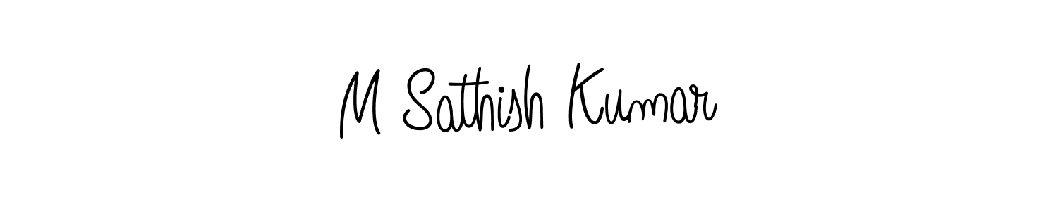 Here are the top 10 professional signature styles for the name M Sathish Kumar. These are the best autograph styles you can use for your name. M Sathish Kumar signature style 5 images and pictures png