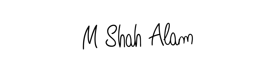 How to make M Shah Alam signature? Angelique-Rose-font-FFP is a professional autograph style. Create handwritten signature for M Shah Alam name. M Shah Alam signature style 5 images and pictures png