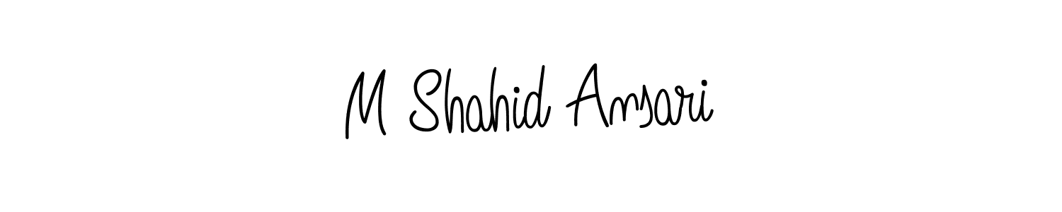 Here are the top 10 professional signature styles for the name M Shahid Ansari. These are the best autograph styles you can use for your name. M Shahid Ansari signature style 5 images and pictures png