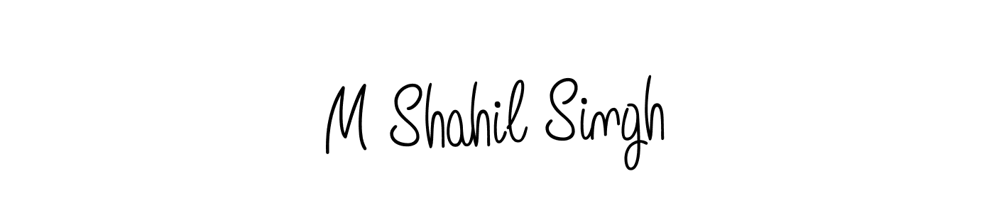 How to Draw M Shahil Singh signature style? Angelique-Rose-font-FFP is a latest design signature styles for name M Shahil Singh. M Shahil Singh signature style 5 images and pictures png