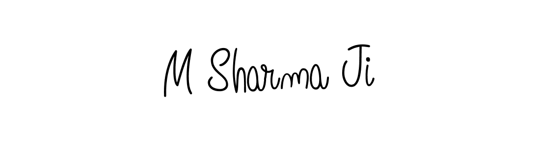 Check out images of Autograph of M Sharma Ji name. Actor M Sharma Ji Signature Style. Angelique-Rose-font-FFP is a professional sign style online. M Sharma Ji signature style 5 images and pictures png