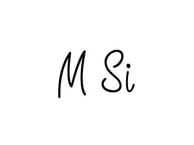 Similarly Angelique-Rose-font-FFP is the best handwritten signature design. Signature creator online .You can use it as an online autograph creator for name M Si. M Si signature style 5 images and pictures png