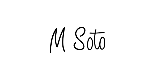 Also You can easily find your signature by using the search form. We will create M Soto name handwritten signature images for you free of cost using Angelique-Rose-font-FFP sign style. M Soto signature style 5 images and pictures png