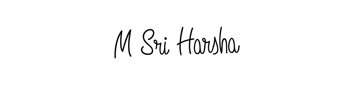 Once you've used our free online signature maker to create your best signature Angelique-Rose-font-FFP style, it's time to enjoy all of the benefits that M Sri Harsha name signing documents. M Sri Harsha signature style 5 images and pictures png